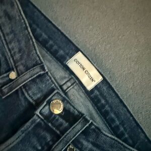 Cotton Citizen Women's Dark Indigo High-Rise Jeans